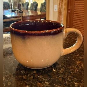 Vintage Sango Stoneware Nova Brown Jumbo GrandMug 4933
